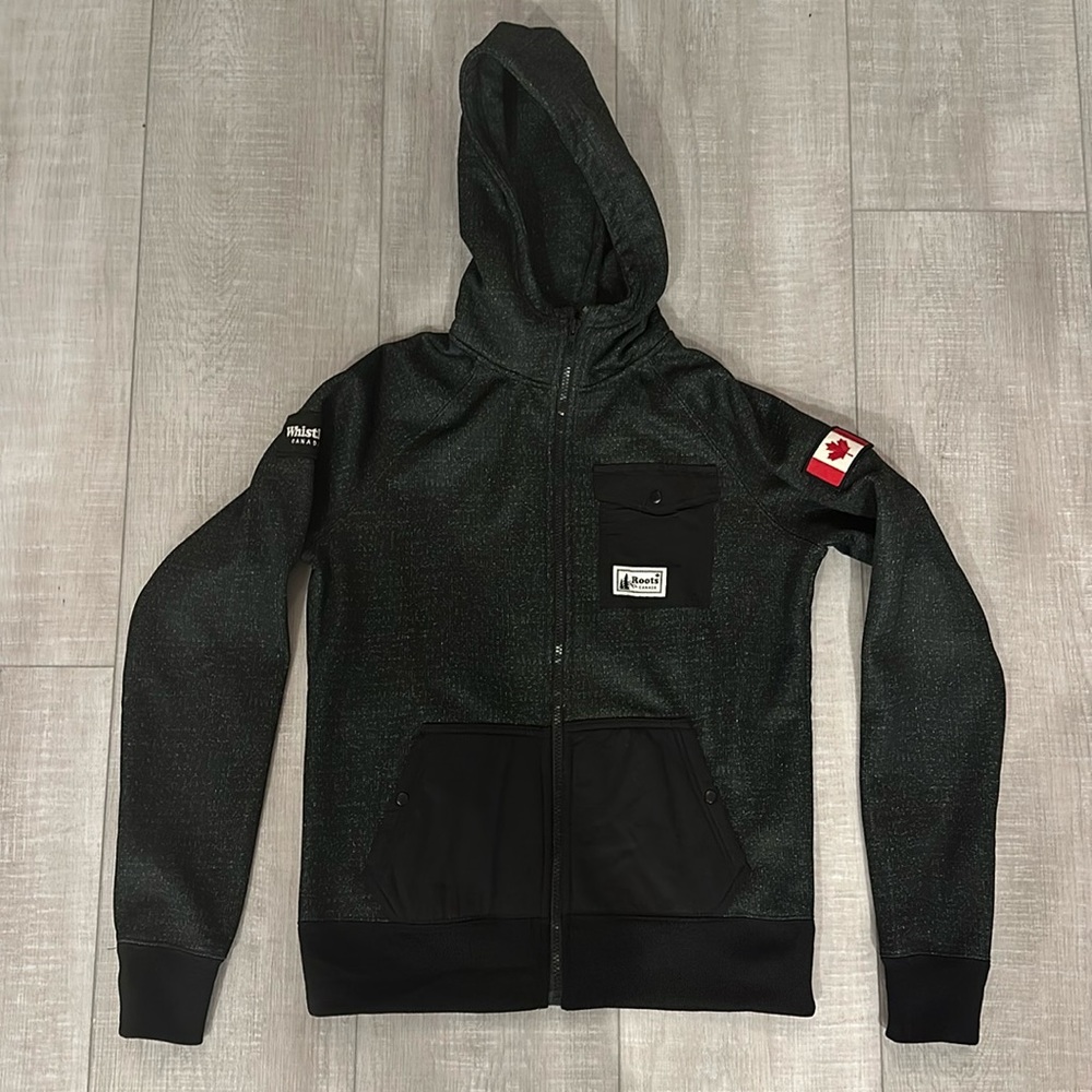 ROOTS - Whistler Zip Up Hooded Jacket - M